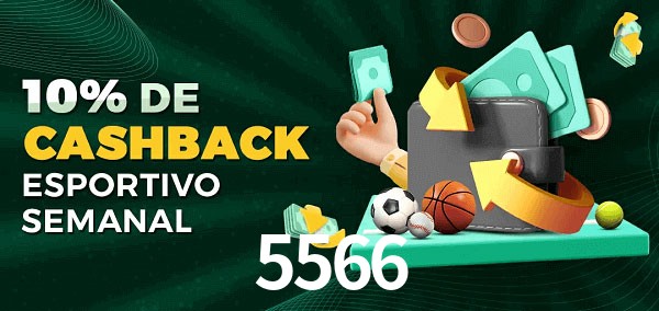 10% de bônus de cashback na 5566