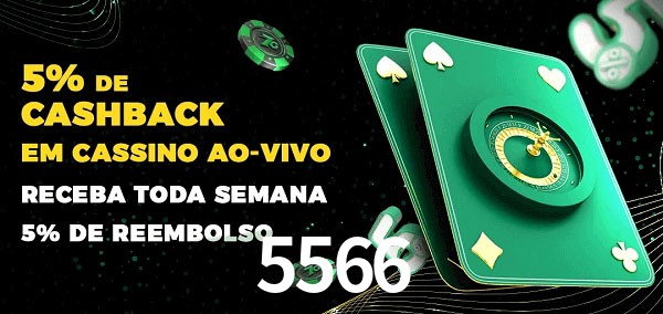 Promoções do cassino ao Vivo 5566